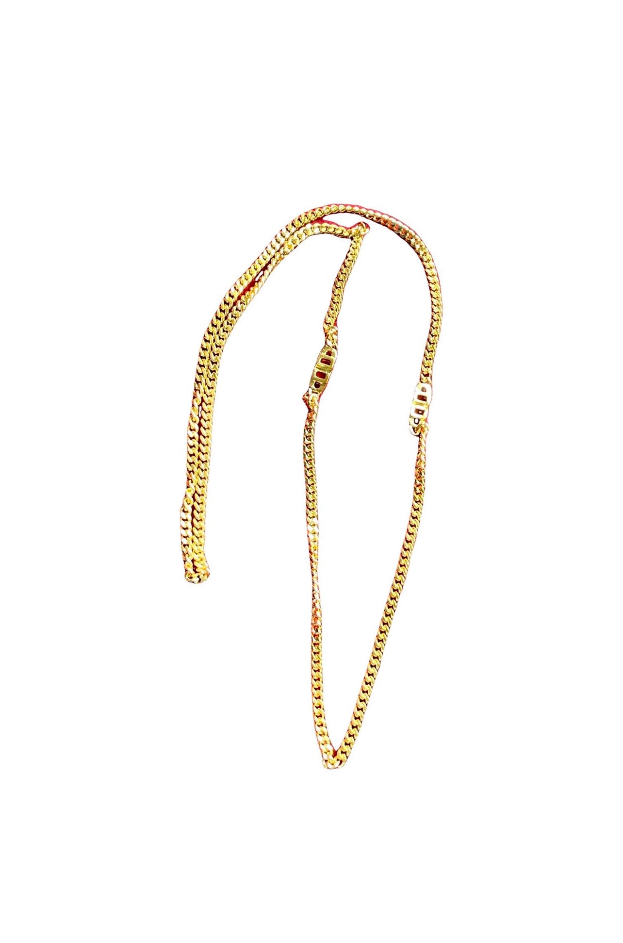 Christian Dior Vintage Necklace – 18K Gold Refurbished, Excellent Condition