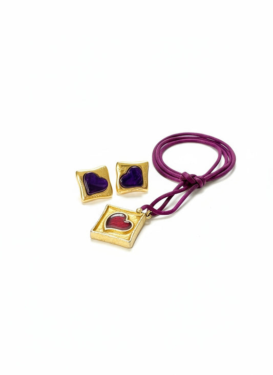 Yves Saint Laurent Vintage Opium Pendant New Custom Earrings