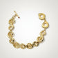 Spiral Bracelet Gold Tone Yves Saint Laurent Vintage Jewelry
