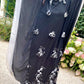 Handmade Black & White Abaya Dress