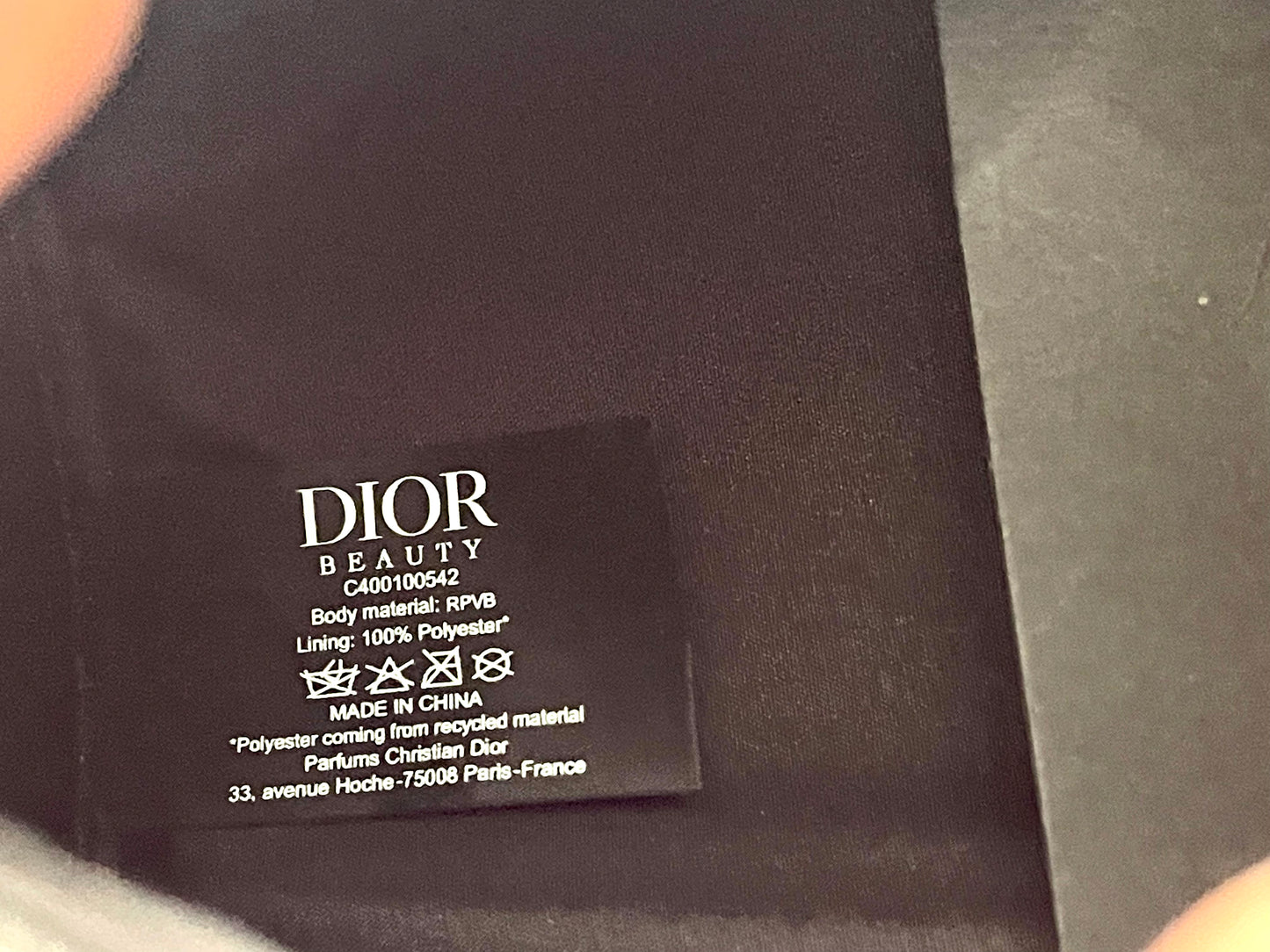 Bolso tipo bolsa personalizado Cilindro Dior Homme