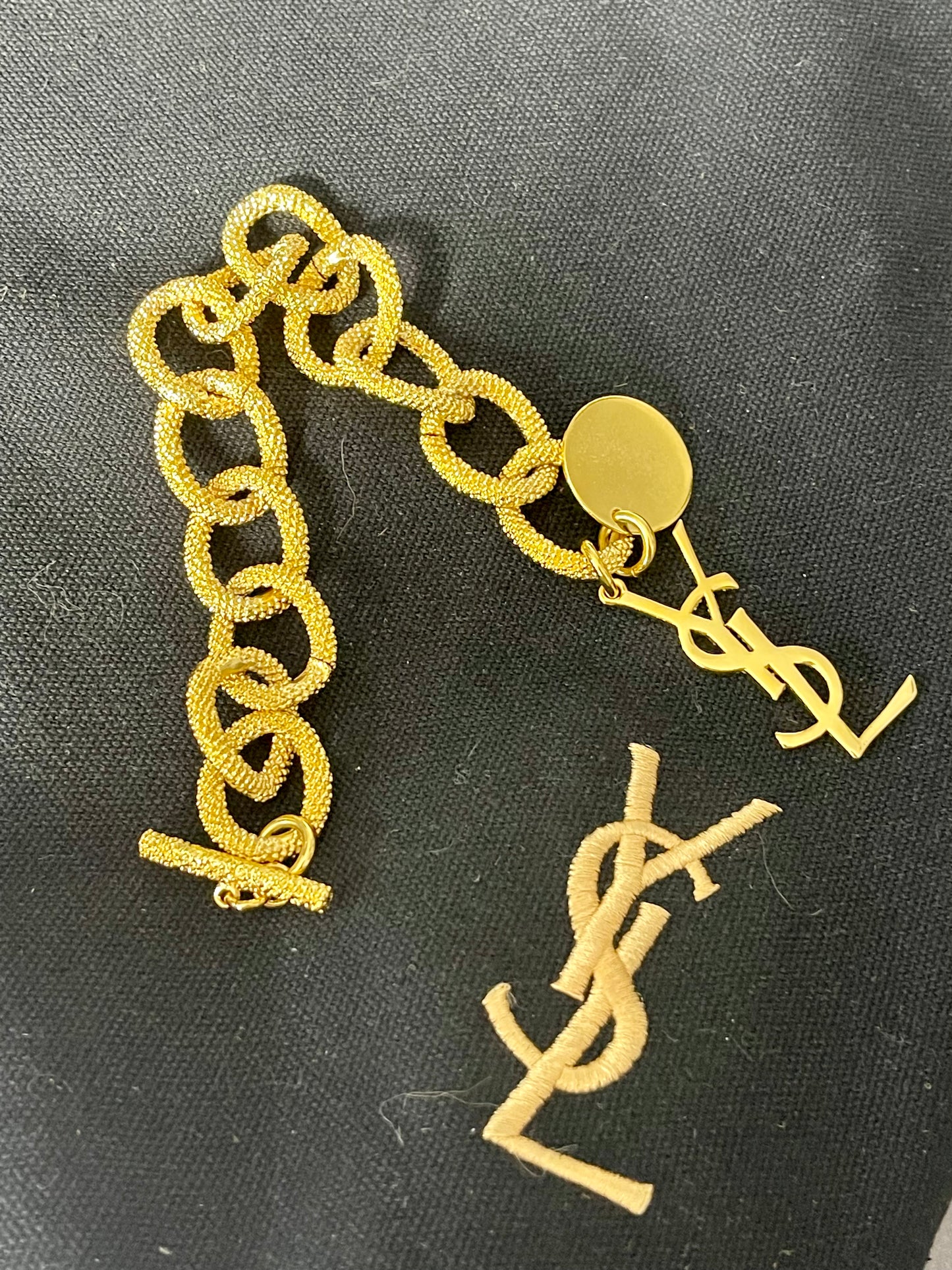 Charm Chain Bracelet YSL Refurbished With 18kg