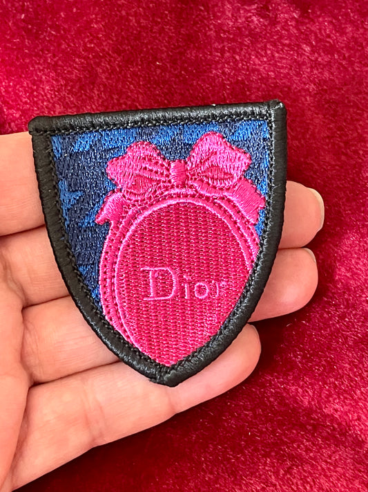 Vintage Dior Embroidered Brooch