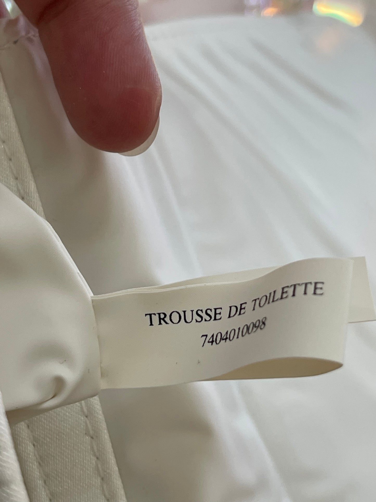 Cloth & Vinyl Customized Dior Beauty Pouch