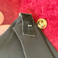 Yves Saint Laurent Black Fabric Bow Style Pin