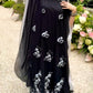 Handmade Black & White Abaya Dress