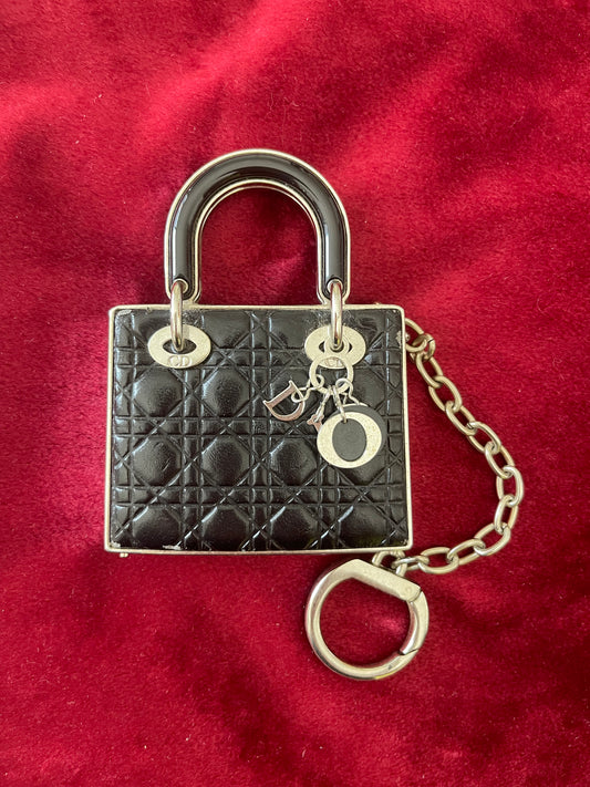 Porte-clés de sac / Bijou de sac Mini sac Dior