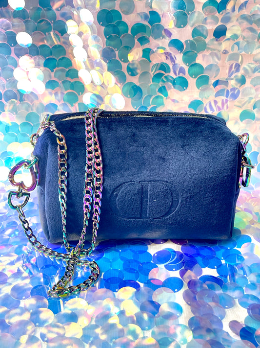 Estuche personalizado Dior Velvet azul marino