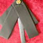 Yves Saint Laurent Black Fabric Bow Style Pin