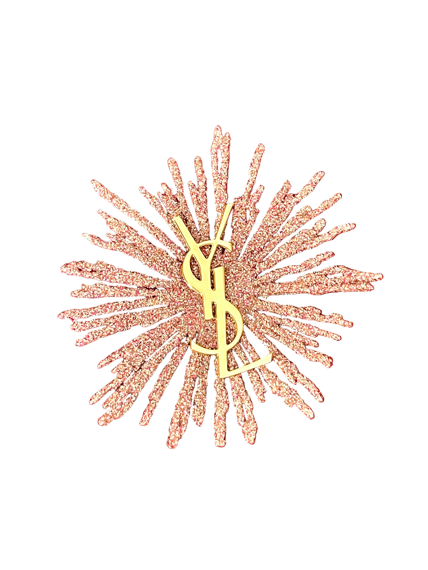 Glitter YSL Parfums Pin Rare Find