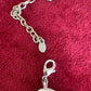Vintage Monet Heart Design Steel Necklace