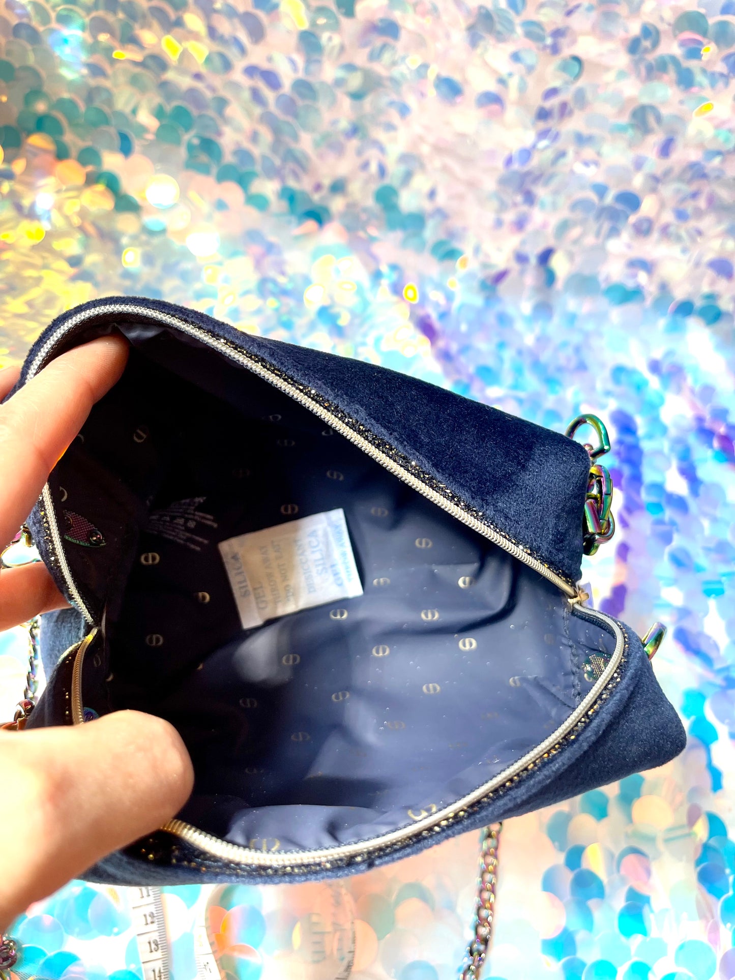 Estuche personalizado Dior Velvet azul marino