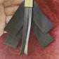 Yves Saint Laurent Black Fabric Bow Style Pin