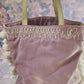 Rose Cotton Tote Bag Yves Saint Laurent Vintage