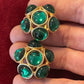 Pendientes Botón Verde YSL Inspiration