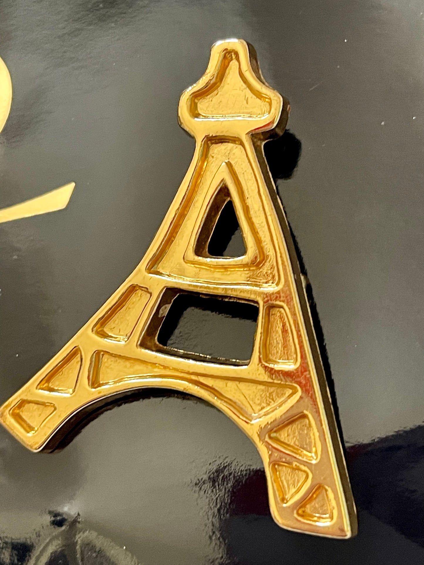 Authentic Vintage Yves Saint Laurent Eiffel Tower brooch