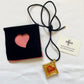 YSL Heart Solid Vintage Opium Perfume Pendant Necklace