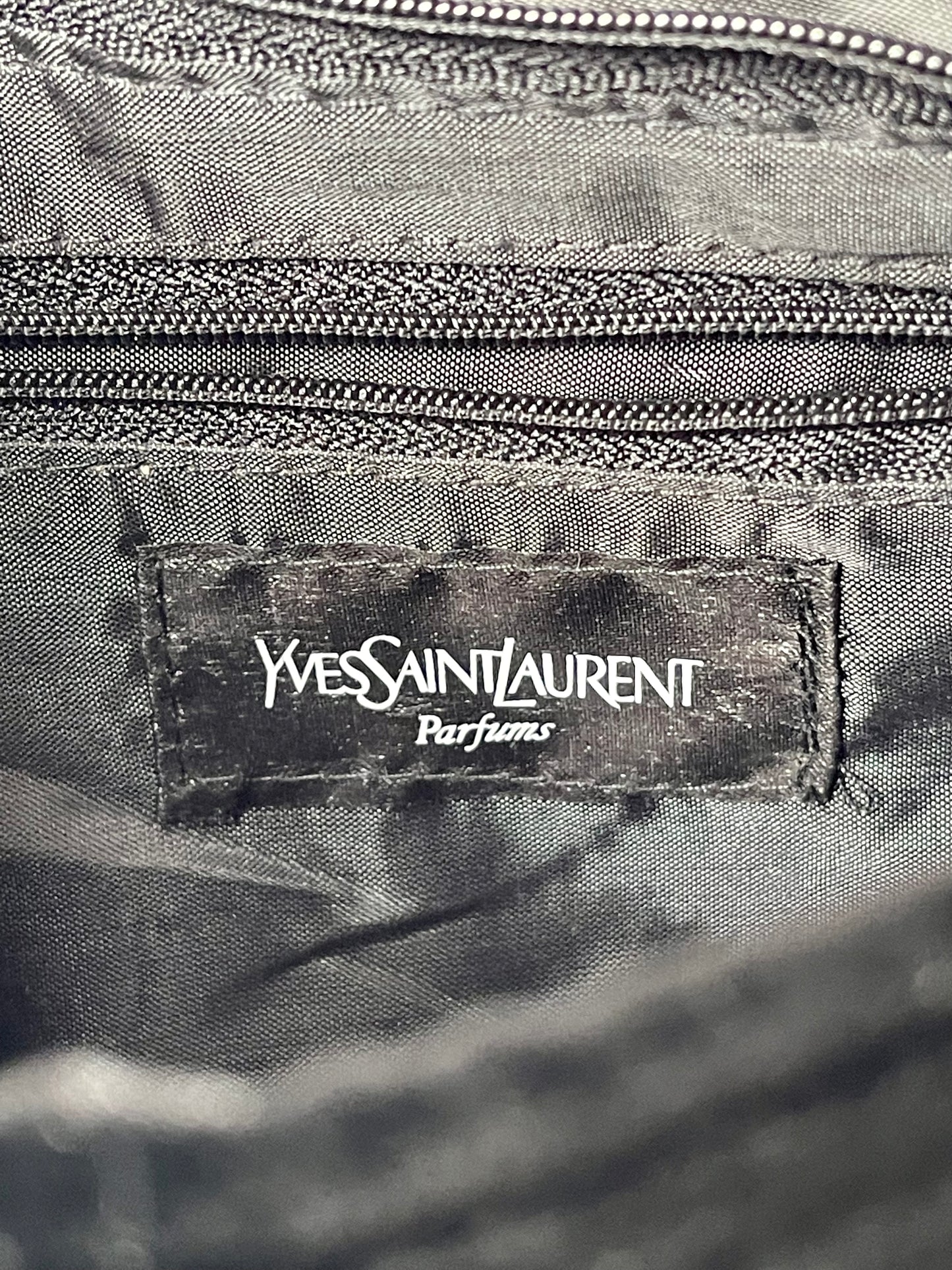 Black Satin Velvet Yves Saint Laurent Bag