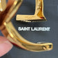 Manchette YSL couleur or Yves Saint Laurent authentique
