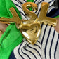 Rare Authentique Porte Foulard YSL Coeur Vintage Authentique