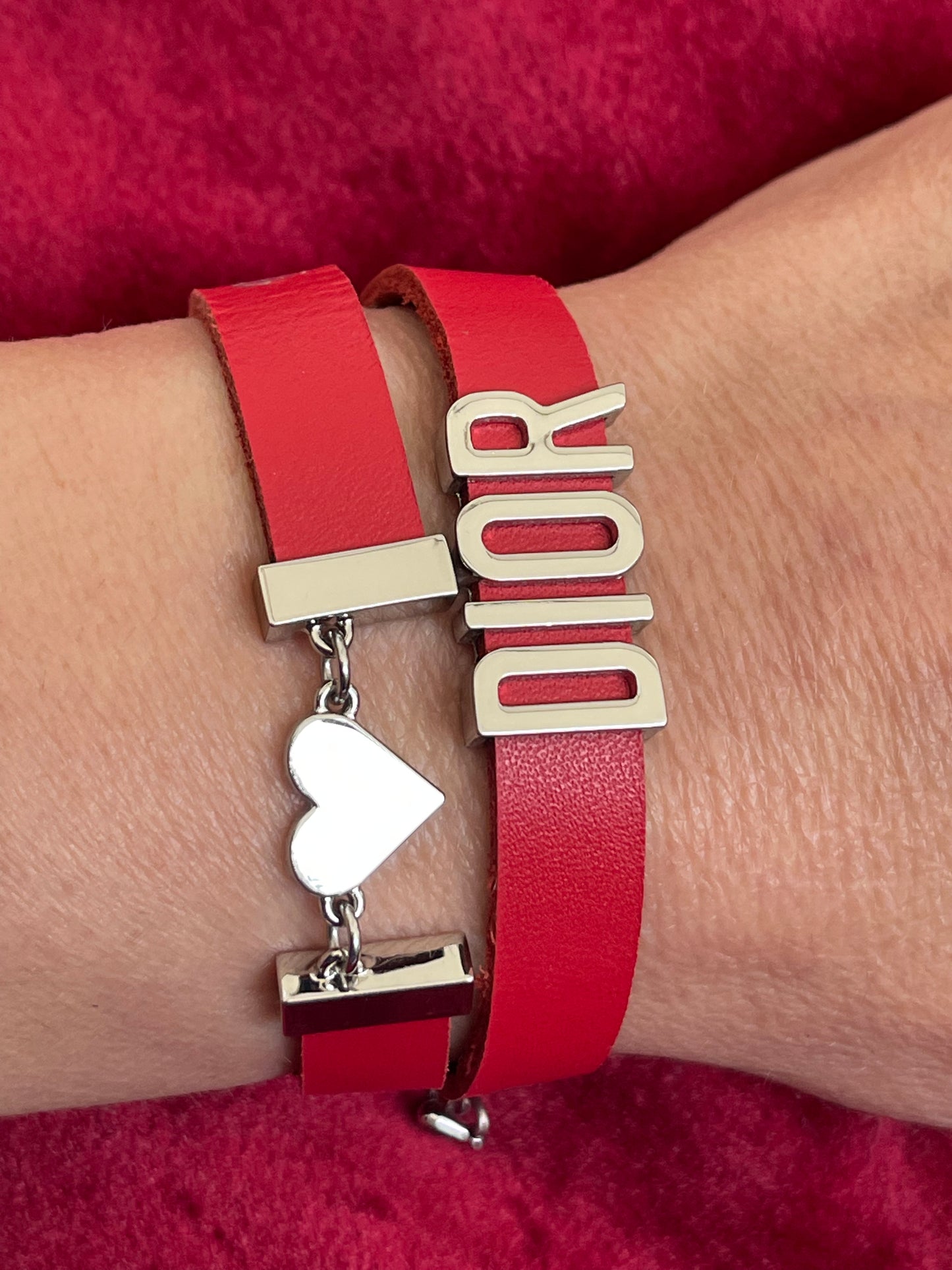 Pulsera de cuero amor