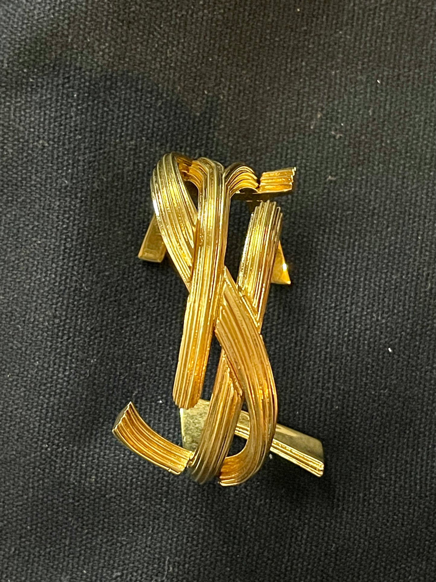 Vintage Gold Color YSL Cuff