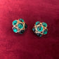 Pendientes Botón Verde YSL Inspiration