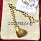 Yves Saint Laurent golden heart pendant