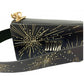 Navy synthetic leather clutch