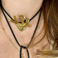 Rare Authentique Porte Foulard YSL Coeur Vintage Authentique