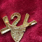 Rare Authentique Porte Foulard YSL Coeur Vintage Authentique