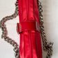 Bolsa roja reciclada
