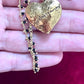 Yves Saint Laurent golden heart pendant