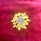 Vintage Paco Rabban Golden Brooch
