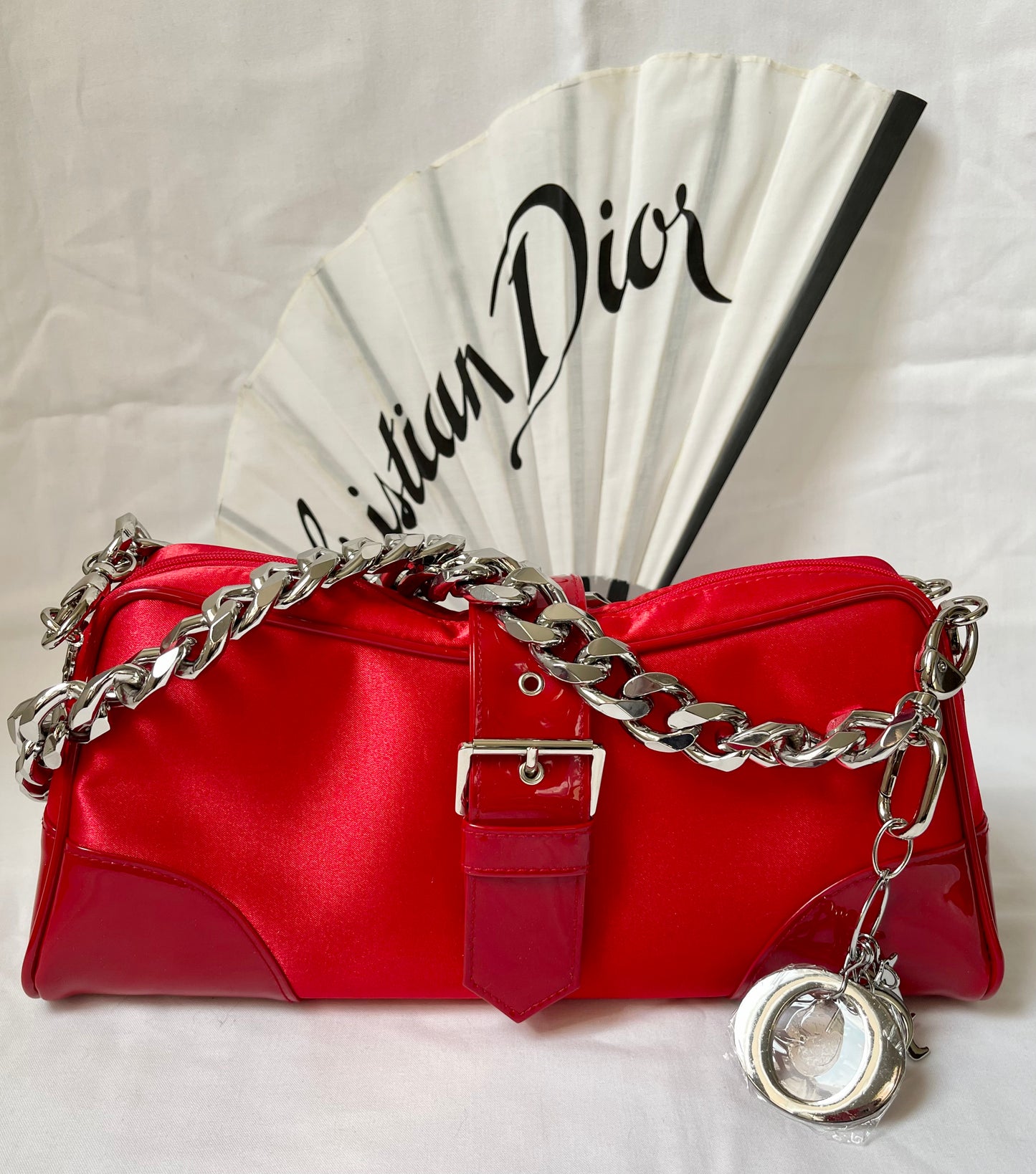 Pochette rouge recyclée