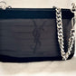 Black Satin Velvet Yves Saint Laurent Bag