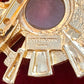 Vintage Paco Rabban Golden Brooch