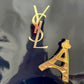 Authentique broche Yves Saint Laurent Tour Eiffel vintage