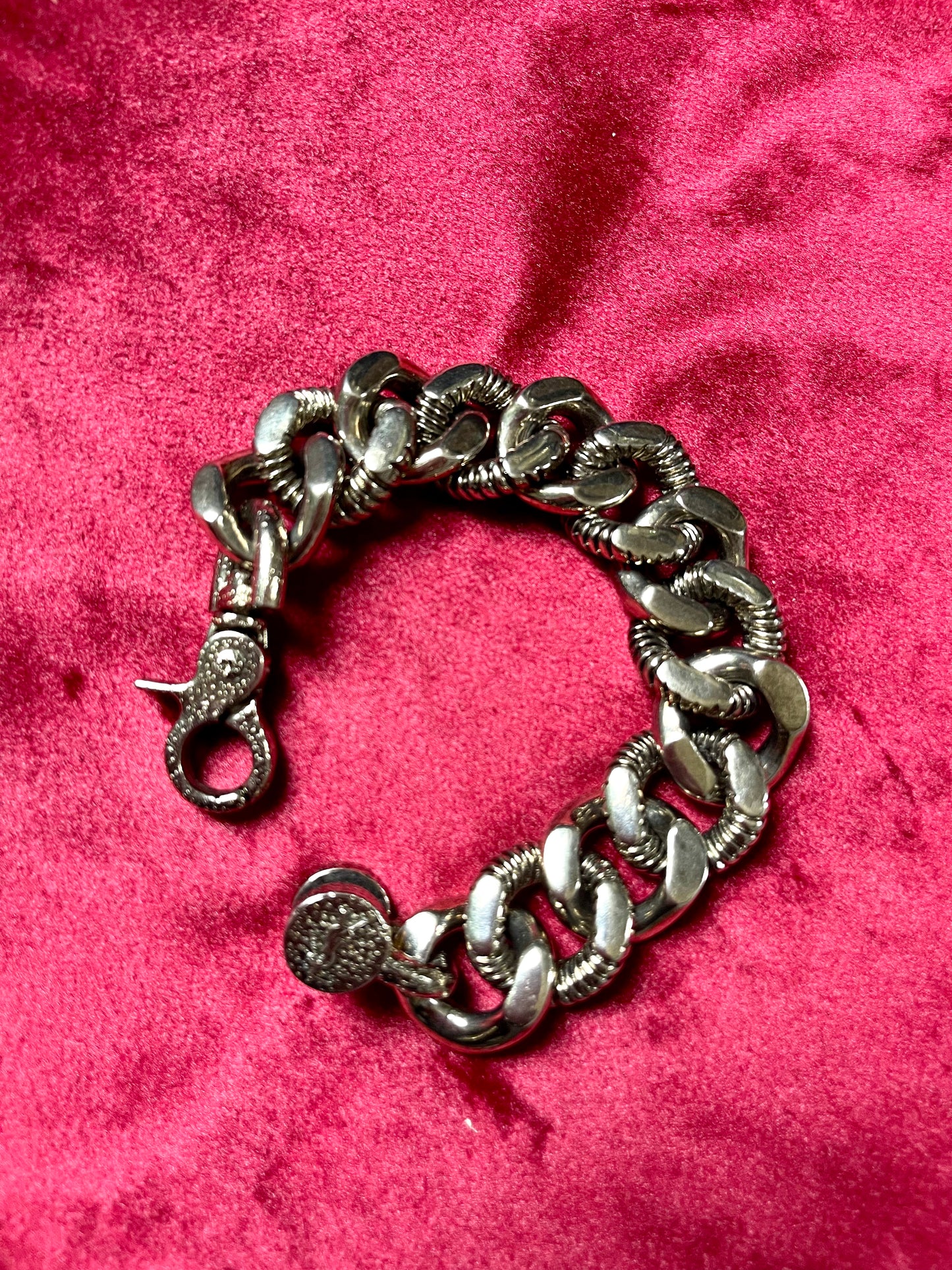 Bracelet chaîne épaisse authentique YSL