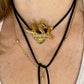 Rare Authentique Porte Foulard YSL Coeur Vintage Authentique