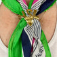 Rare Authentique Porte Foulard YSL Coeur Vintage Authentique