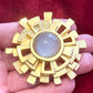 Vintage Paco Rabban Golden Brooch